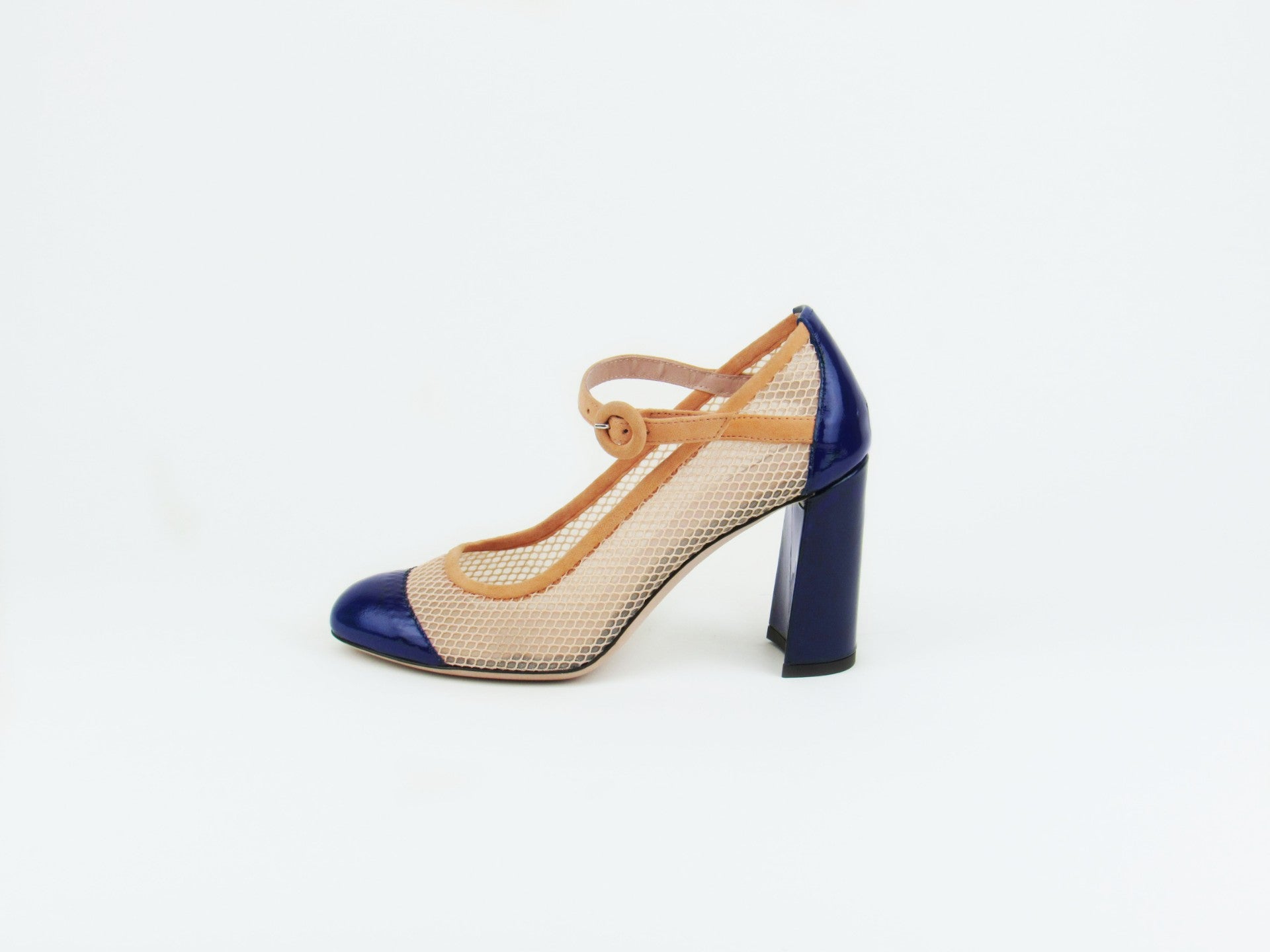 Clare indigo KK Dodds Shoes